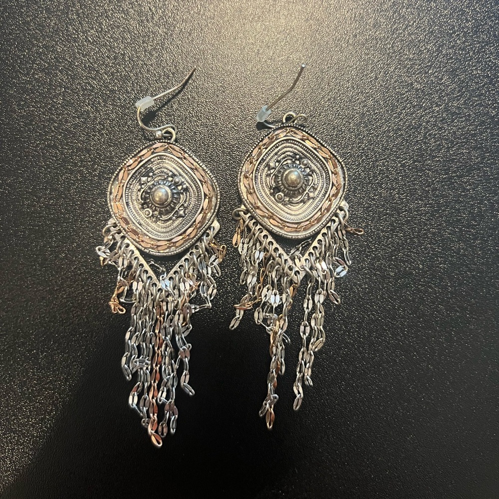 💰Mixed metal earrings
